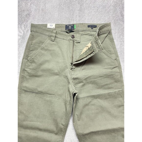 Dockers Men’s Stretch Utility Pants Straight Fit Size 32x32 Green Color - Picture 7 of 14